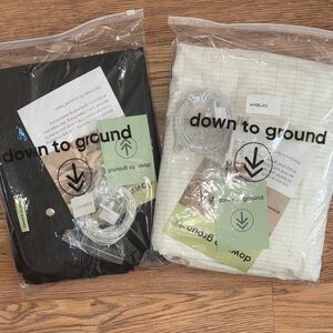 Down to Ground mattress pad cover and fitted grounding sheet. King
